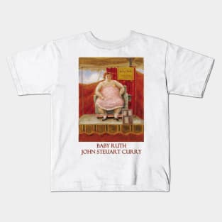 Baby Ruth by John Steuart Curry Kids T-Shirt